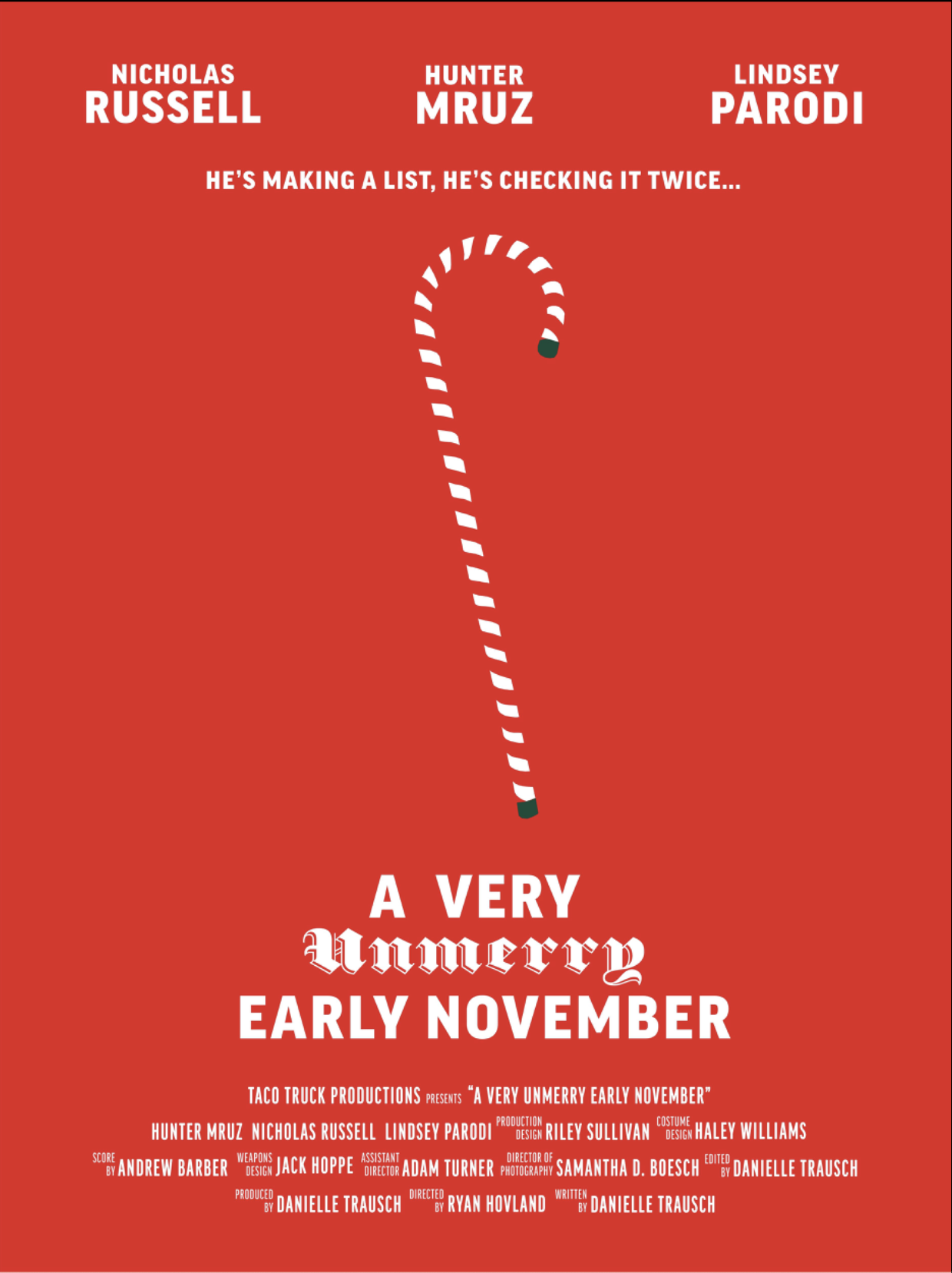 A Very Unmerry Early November  (2018)